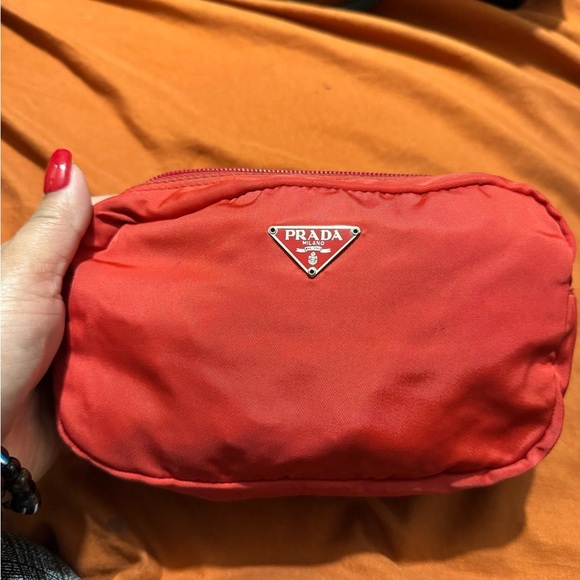 Prada Scarlet Red Pouch - Picture 1 of 11